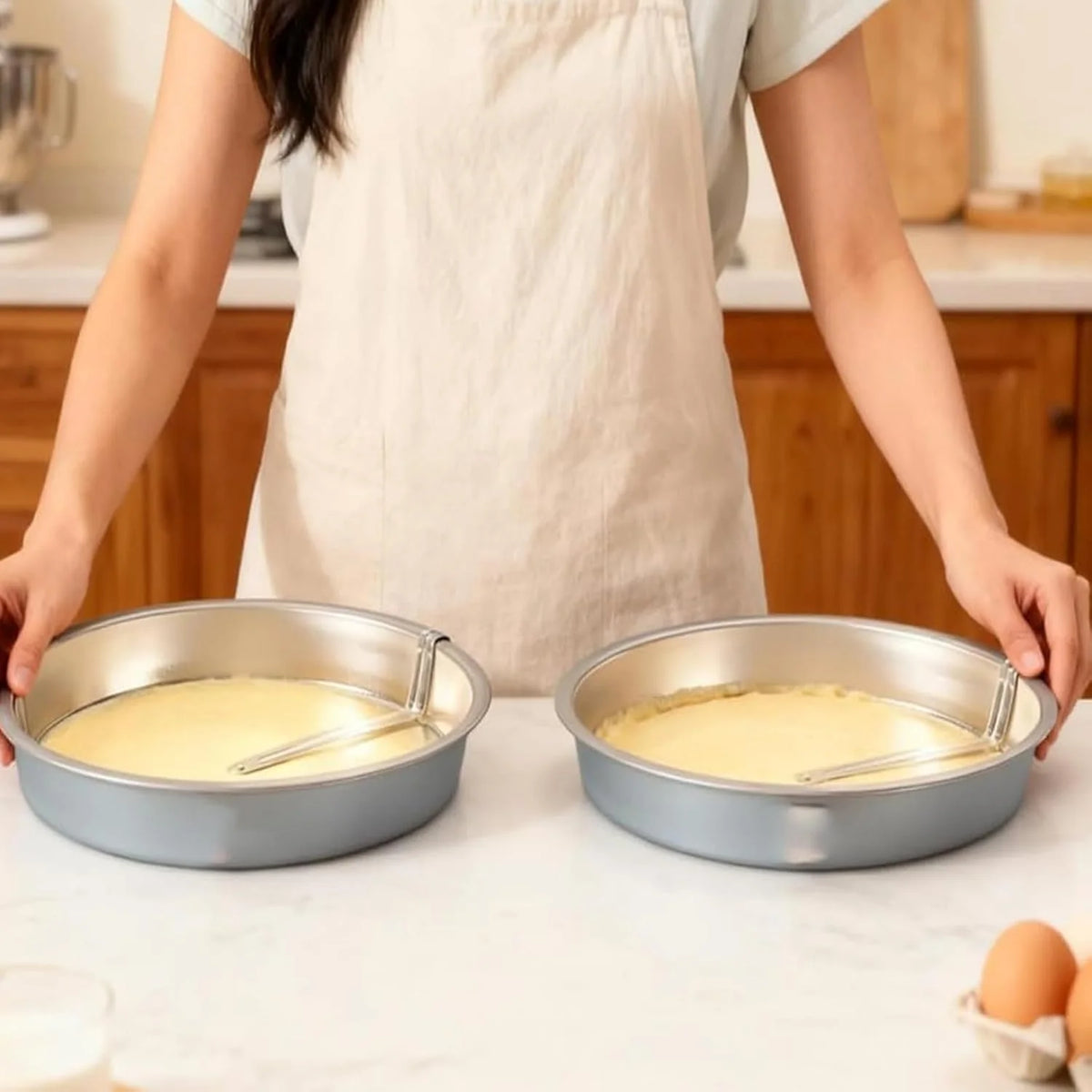 Cake mold with release mechanism