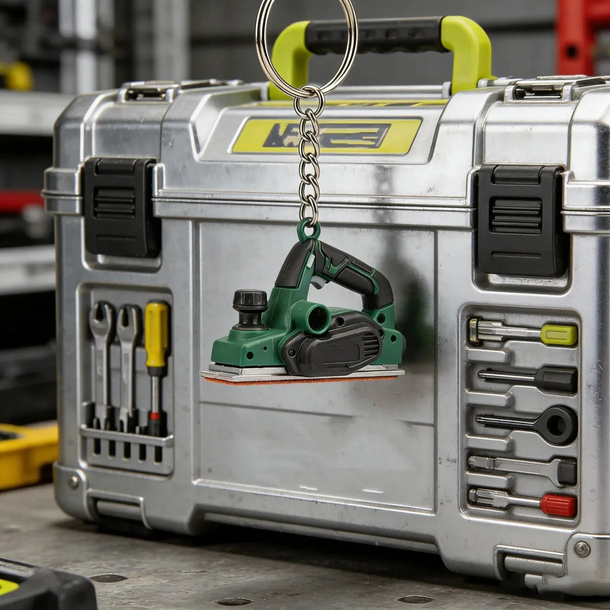 EdgeCraft™ Mini Grinder Keychain — compact, decorative, and always ready to use