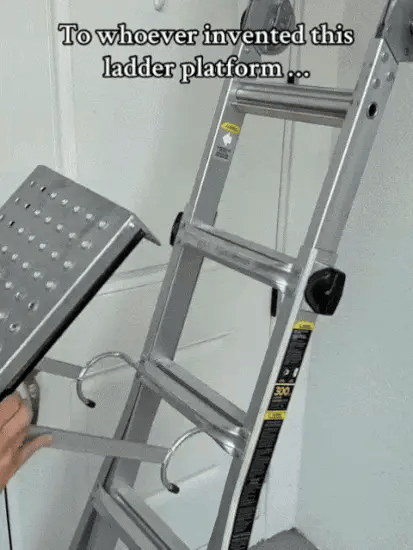 PowerStep™ — Rock-solid support for worry-free work at any height