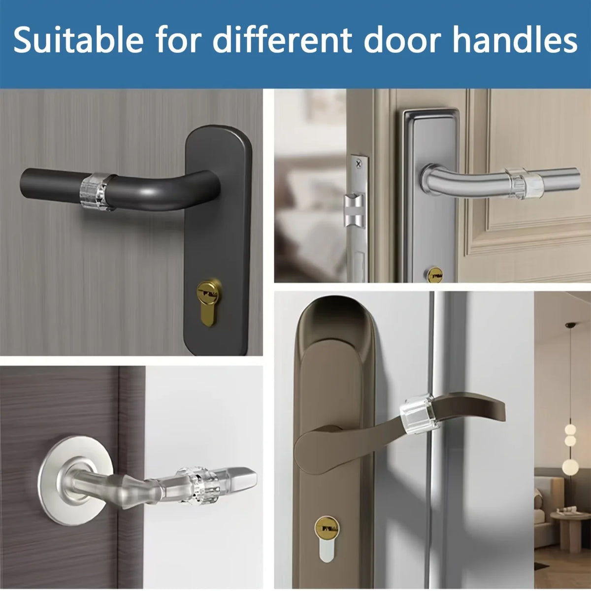 Door Handle Buffers made of Silicone 5-piece Set