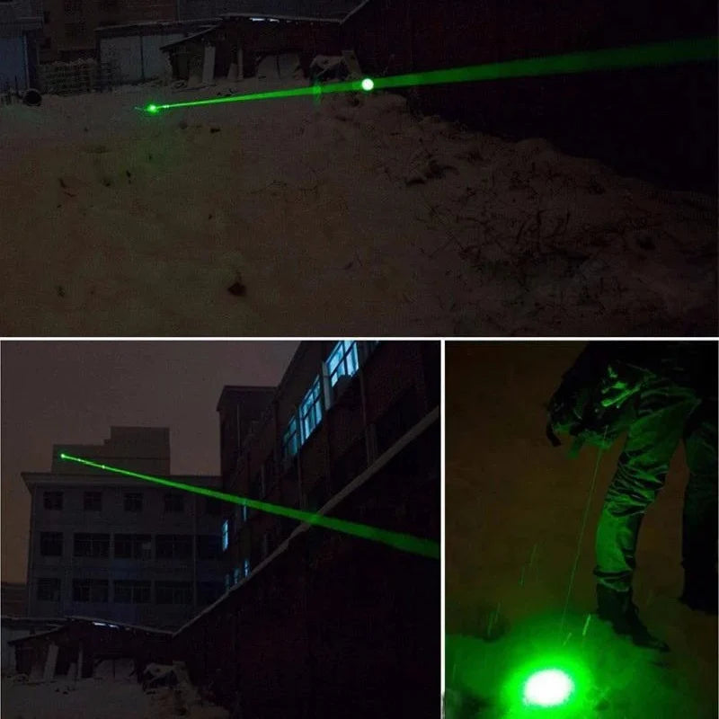 Daylight Visible High-Performance Green Laser Pointer (Aluminum Housing)