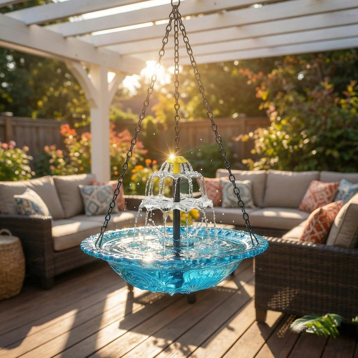 AquaLuxe™ — Give Your Garden Magical Vibrancy Without a Power Connection