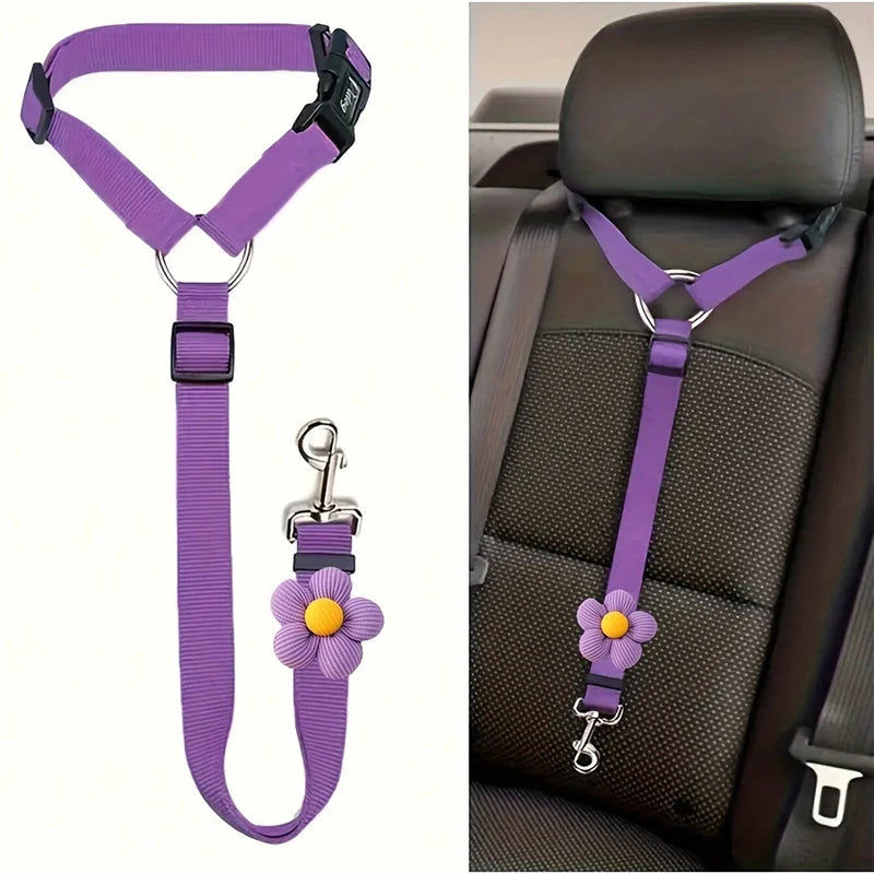 Dog Safety Belt & Leash 2-in-1