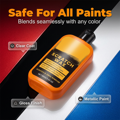 Car Scratch Care Paste Set with Sponge & Cloth