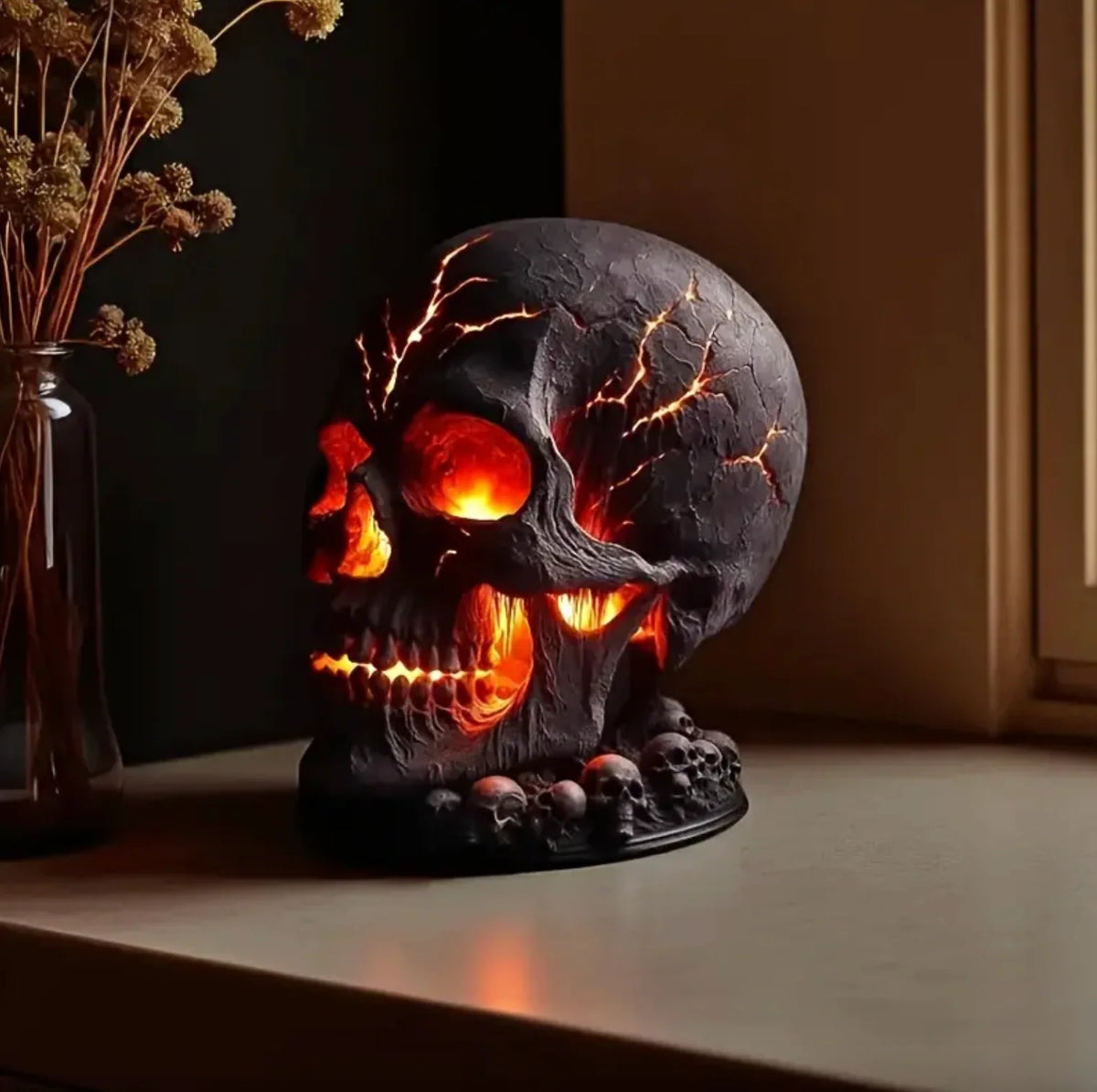 PyroSkull™ — Ignite a Hypnotic Flame Display That Drenches Your Rooms in Magical Power