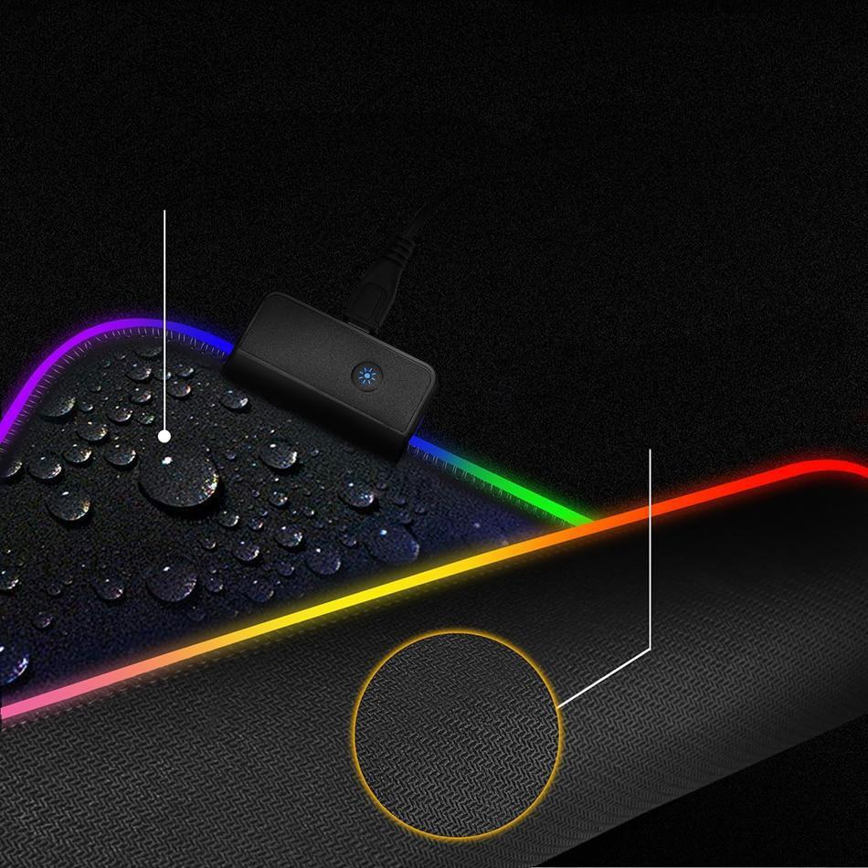 RGB Mousepad with 13 Lighting Modes