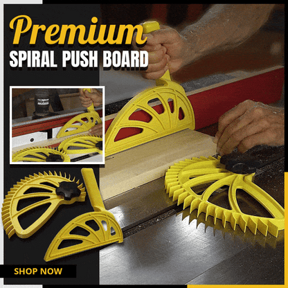 Woodworking sliding block with safety guide