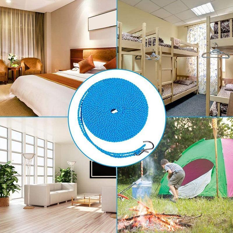 Portable Clothesline for Indoor and Outdoor Use