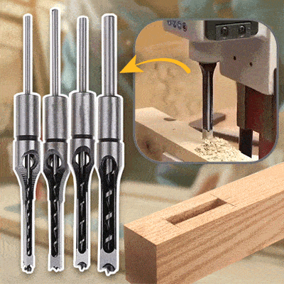 Wood Drill Bit Set for Square Holes