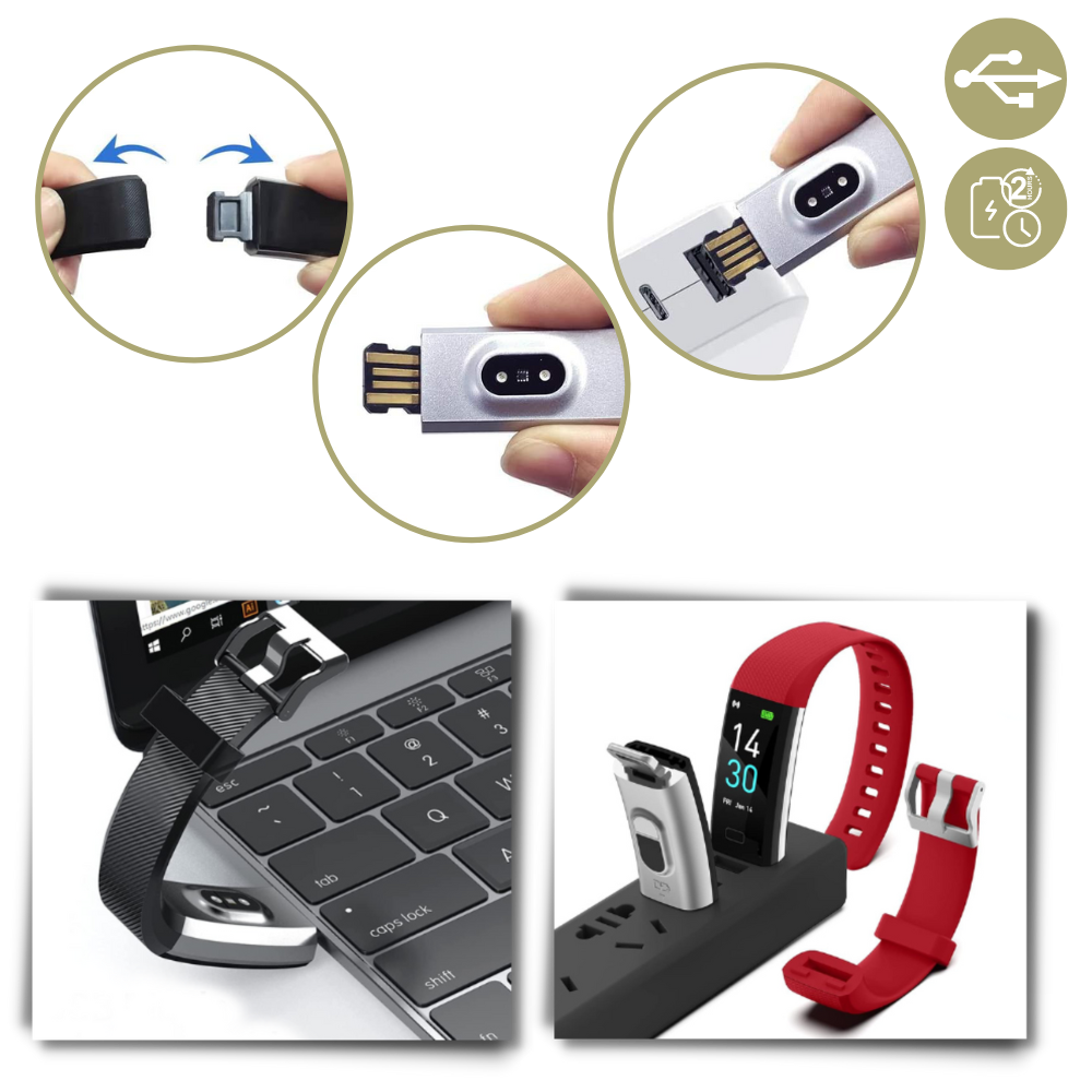 Senior Smartwatch with Heart Rate & Blood Pressure Measurement