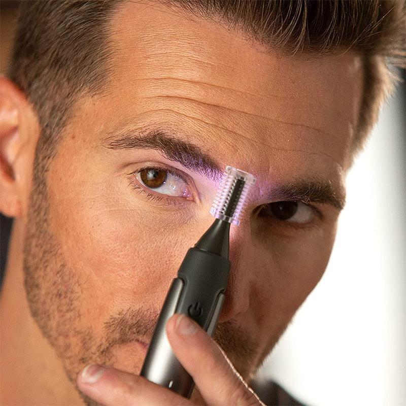 Precision trimmer with LED & titanium blade 15 cm
