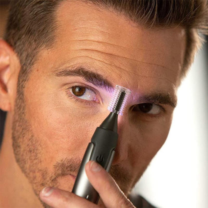Precision trimmer with LED & titanium blade 15 cm