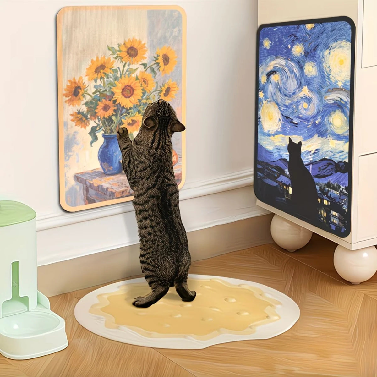 Purrtrait™ Artistic Scratching Board for Cats