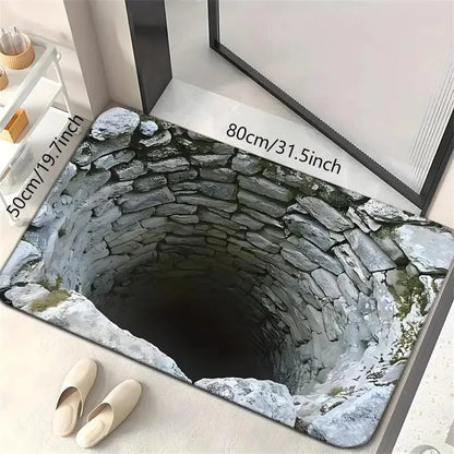 3D Illusion Doormat with Optical Depth Effect