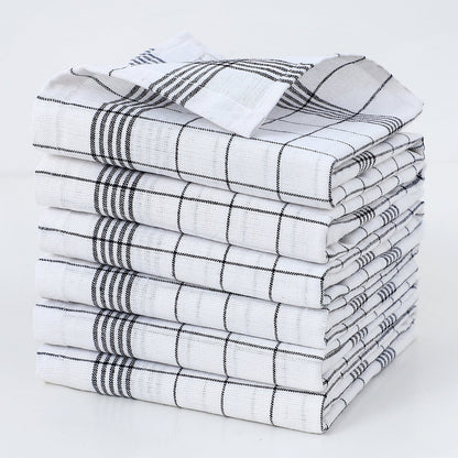 Dish Towel Set 12 Pieces Made of Cotton