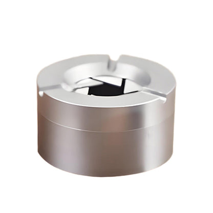 360° Stainless Steel Ashtray with Twist Lock