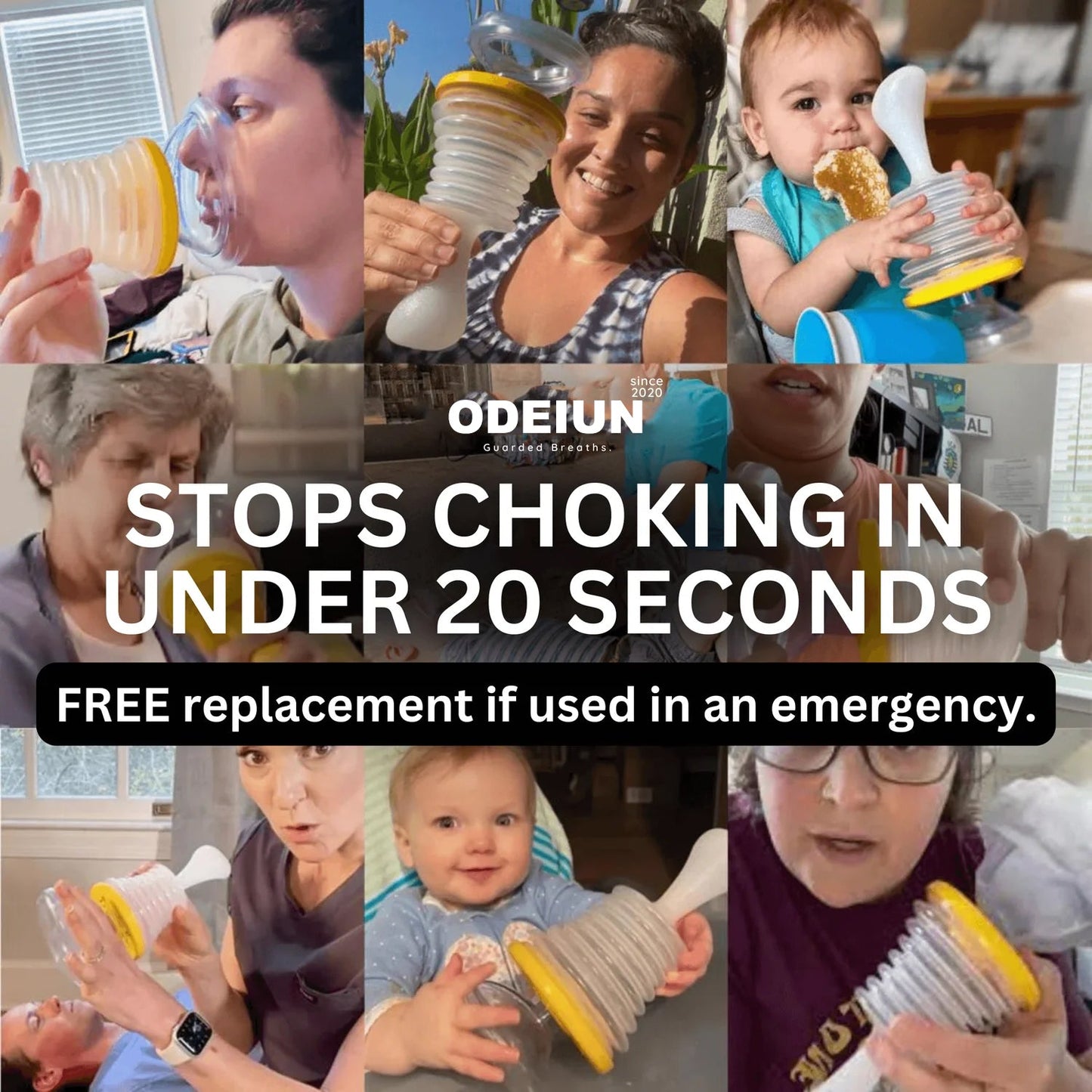 Anti-choking device – Immediate aid for choking incidents