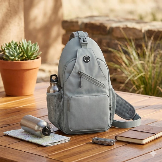 Unisex Sling Bag with Multiple Compartments
