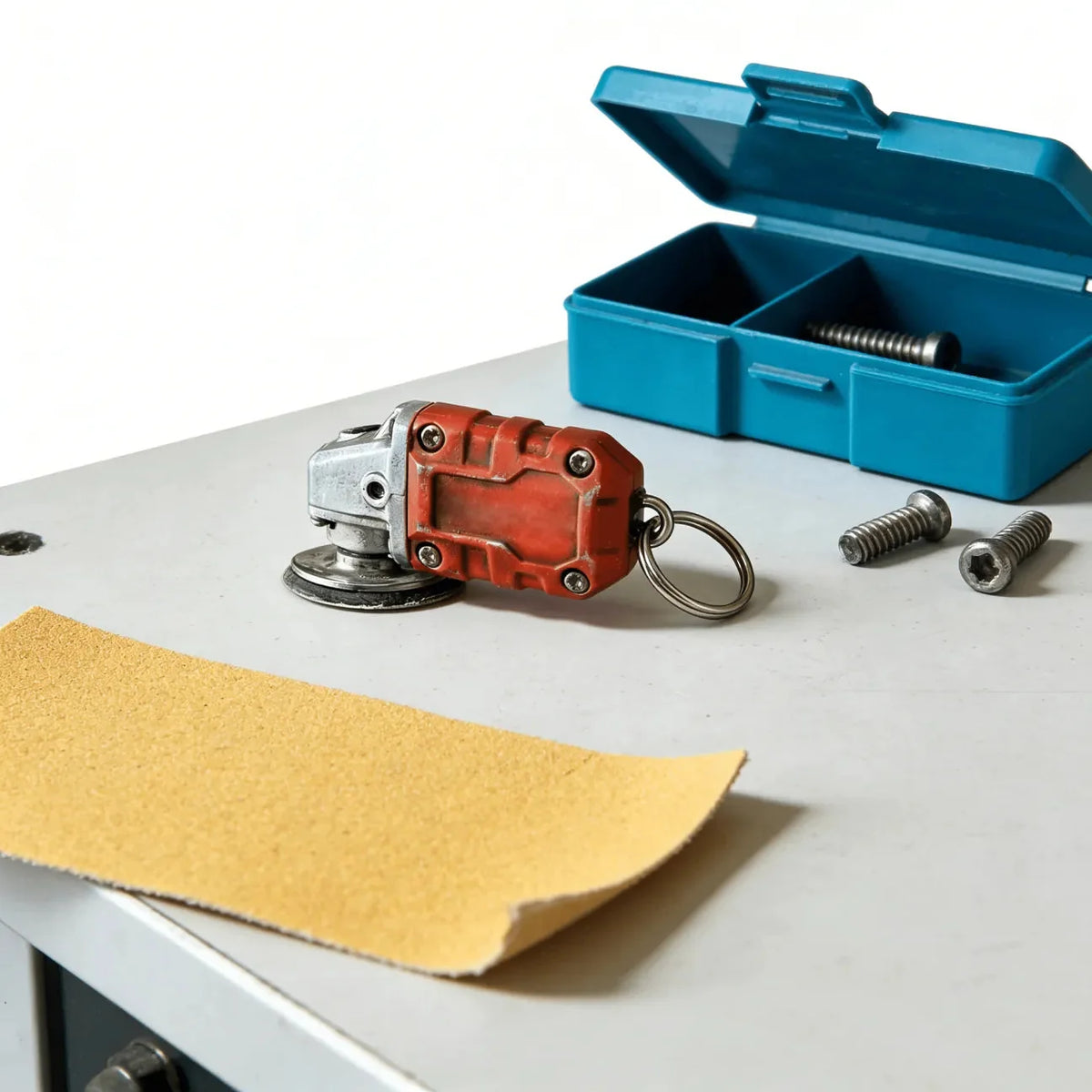 EdgeCraft™ Mini Grinder Keychain — compact, decorative, and always ready to use