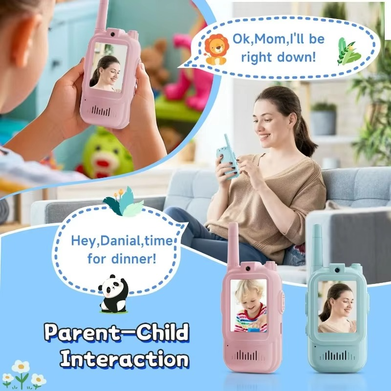 Video Walkie-Talkie for Kids with Live Image 2.4 GHz
