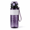 Leak-proof Sports Water Bottle with Twist Cap and Integrated Straw