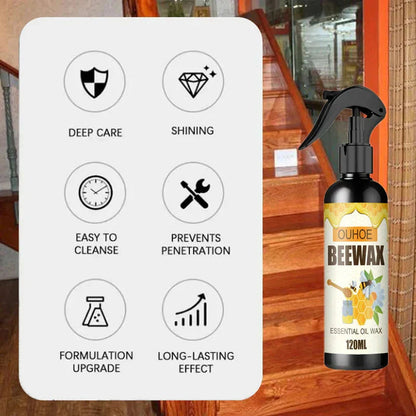 Natural Beeswax Spray for Furniture Care