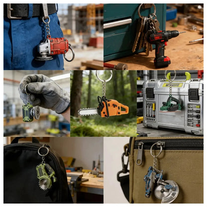 EdgeCraft™ Mini Grinder Keychain — compact, decorative, and always ready to use