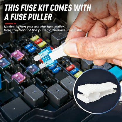 Car Fuse Assortment 300-Piece with Fuse Puller