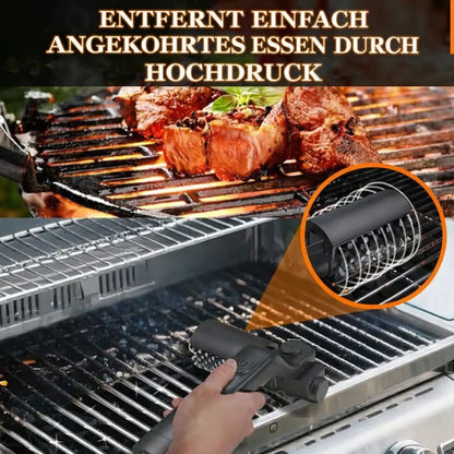 PowerBrush™ — No more scrubbing, just effortlessly shining grills in minutes!