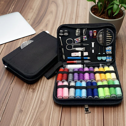 100-piece sewing kit in case
