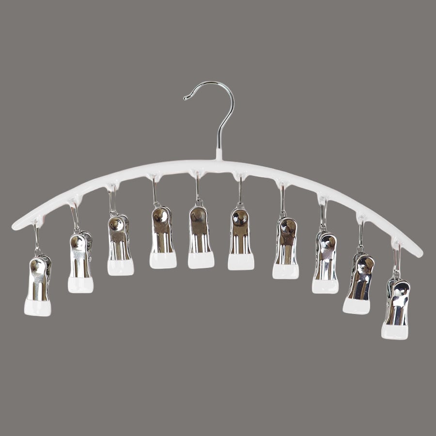 Leggings Organizer Clothes Hanger with Rubber Clips