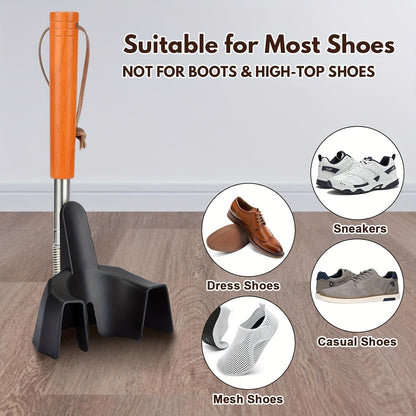 Long Shoe Horn with Telescopic Handle