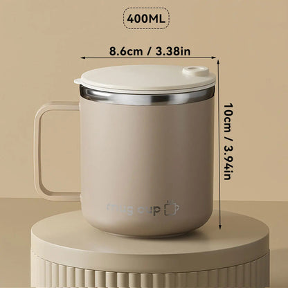 Insulated Stainless Steel Coffee Mug with Lid