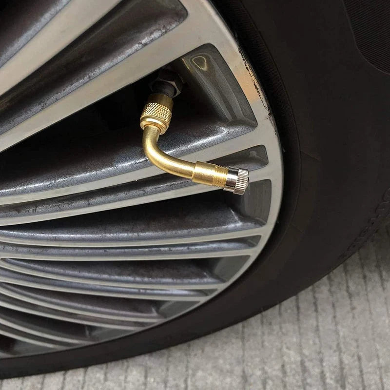 Flexible Tire Valve Extension 3-Angle Set