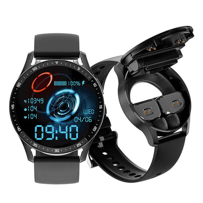 2-in-1 Smartwatch with Bluetooth Headphones
