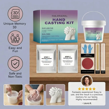 3D Handprint Plaster Set – A Tangible Memory