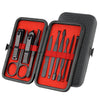 10-piece manicure set with travel case