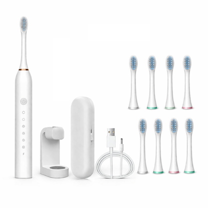 Electric Toothbrush with 6 Cleaning Modes, USB Rechargeable