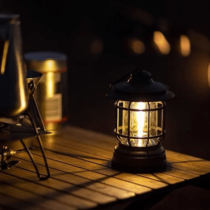 Retro LED Camping Lamp VintageGlow