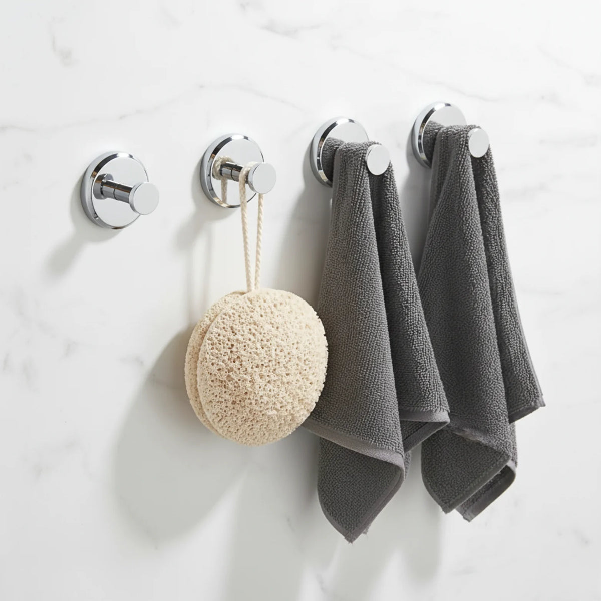 Suction Cup Hooks without Drilling 2-Pack