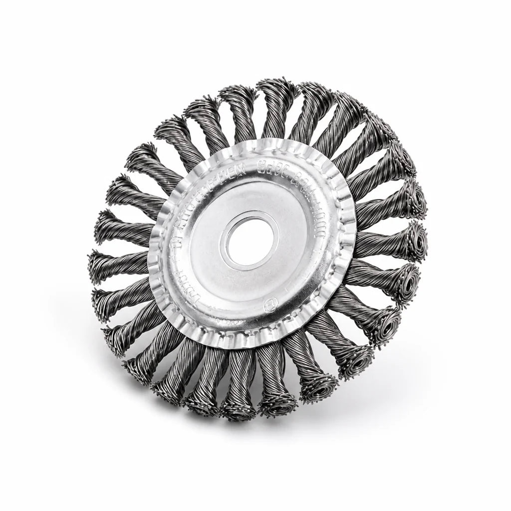 Wire Brush Trimmer Head Made of Carbon Steel (Universal Fit)