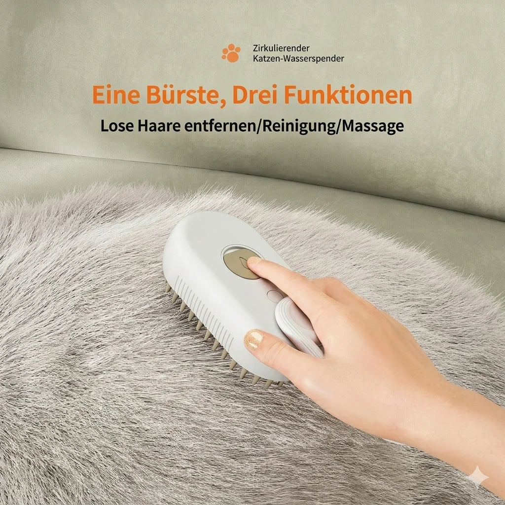 FurEase™ 3-in-1 Spray Brush — Transform Fur Care into a Stress-Free Pampering Ritual for Radiantly Clean Furniture and Happy Pets