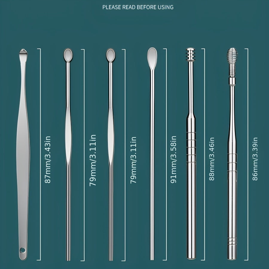 Stainless Steel Ear Cleaner Set