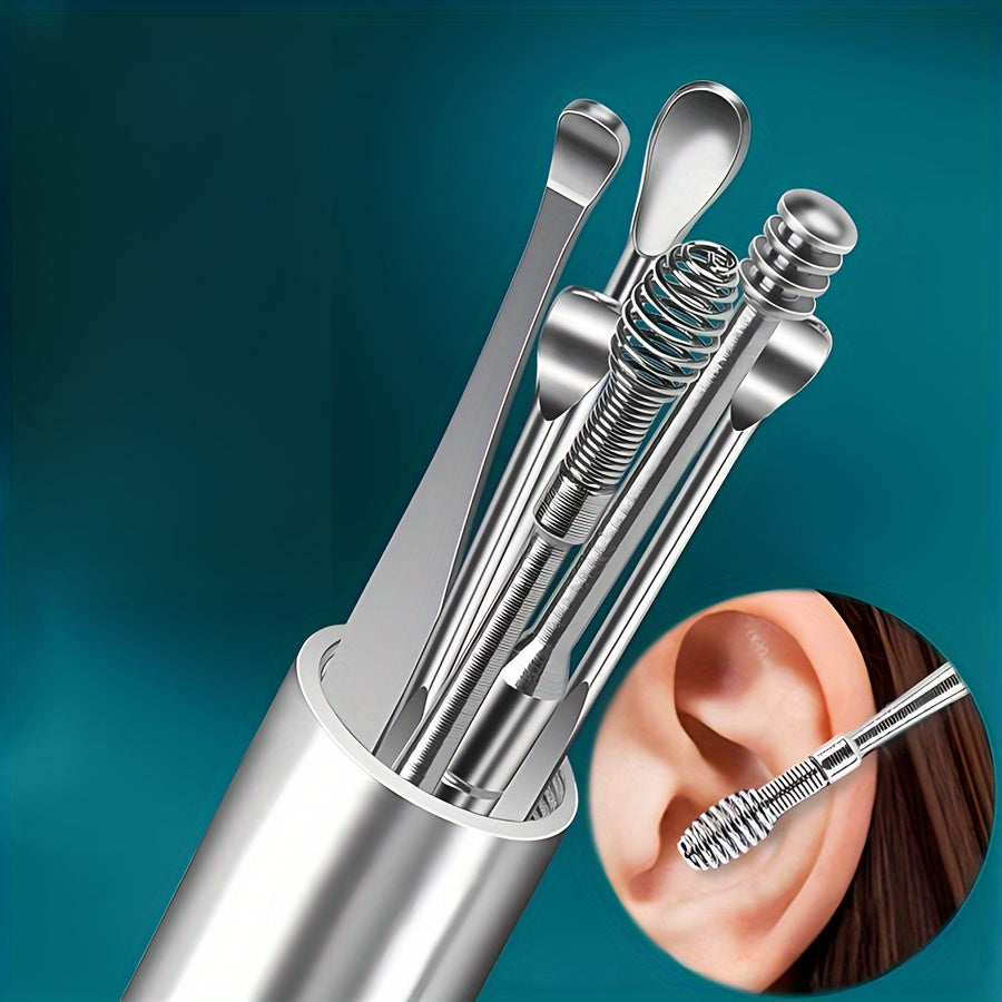 Stainless Steel Ear Cleaner Set