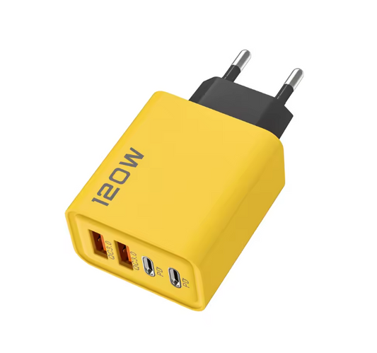 120W USB Fast Charger with 4 Ports