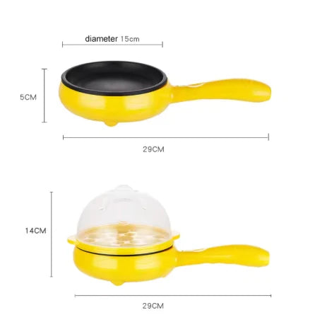 2-in-1 Electric Pan & Egg Cooker