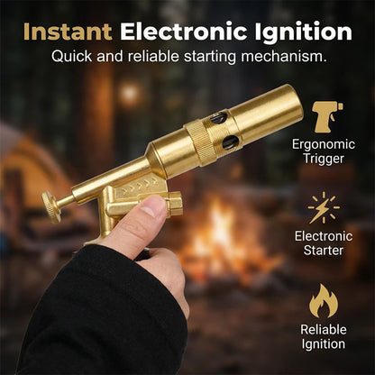 Portable Butane Soldering Iron Set Gold