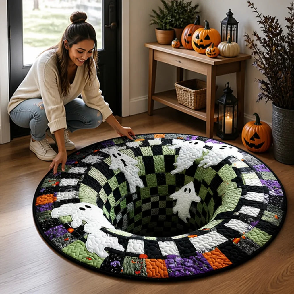 Festive Polyester Halloween Rug (Various Sizes)