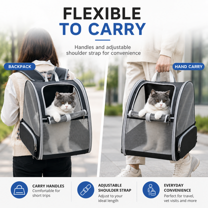 Pet Carrier Bag with Mesh Ventilation