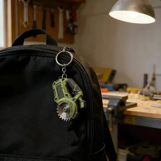 EdgeCraft™ Mini Grinder Keychain — compact, decorative, and always ready to use